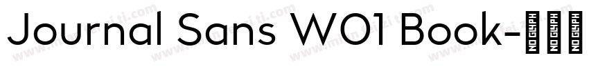 Journal Sans W01 Book字体转换